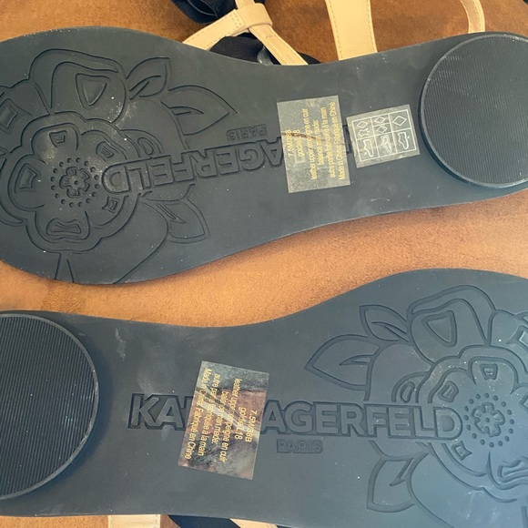 Karl Lagerfeld Bow Sandals - Picture 3 of 3